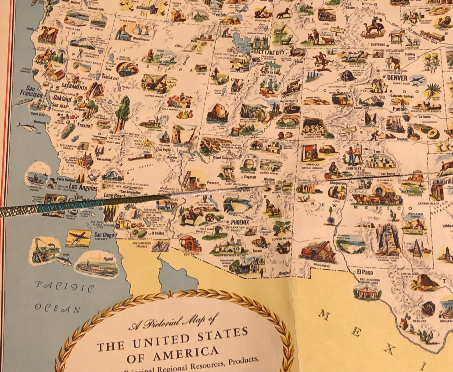 Regionkarta USA